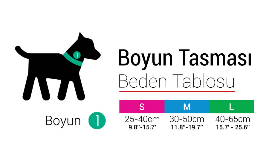 Tailpetz Spirit Collar Köpek Boyun Tasması S