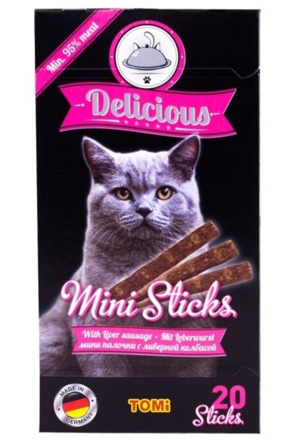 Tomi Sosisli Mini Stick Kedi Ödülü 20x2gr 40gr