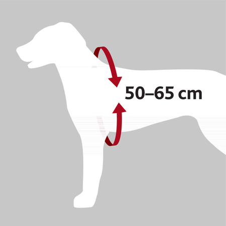 Trixie Köpek Emniyet Kemeri ve Göğüs Tasması 50-65cm 20mm (M) Siyah - Thumbnail